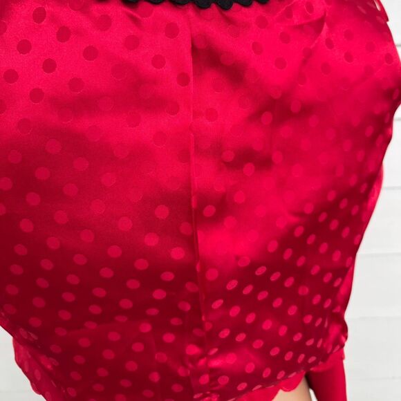 Marks Spencer Red Jacket Scalloped Bolero Autograph 6 - Picture 7 of 7